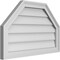 Ekena Millwork Octagonal Top Surface Mount PVC Gable Vent w/ 2"W x 1-1/2"P Brickmould Frame, 28"W x 18"H GVPOT28X1802SN - alternate 4